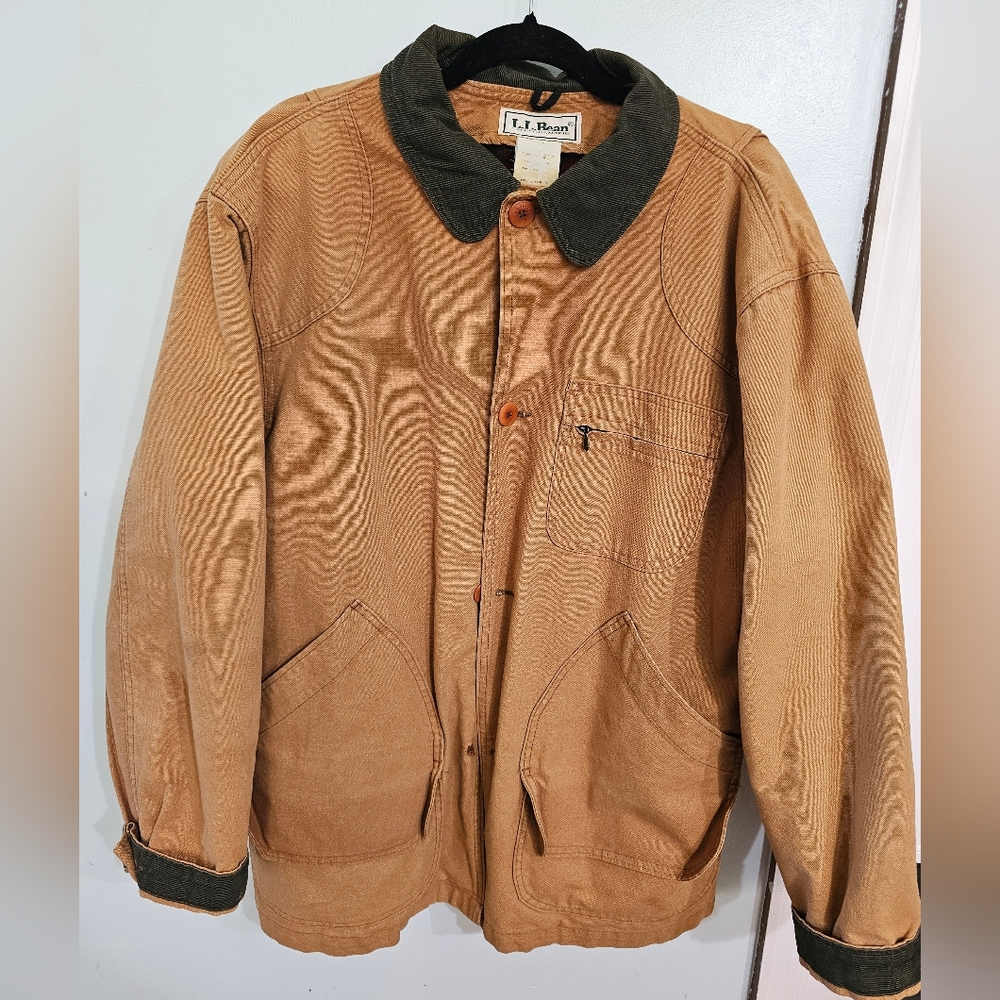 Vintags L.L. Bean Men's XL Field Coat W/ Wool Liner